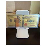 Kobe Bryant Trophy Gold Foil $100 Bill