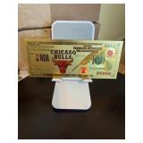 Chicago Bulls Gold Foil $100 Bill