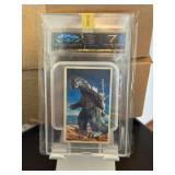 Vintage RARE Original GODZILLA Card Graded NM 7