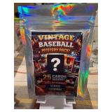 Vintage Mystery Baseball Pack 25 Cards-Ellsworth