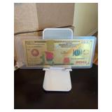 Bart Simpson Gold Bank Note $ BIll