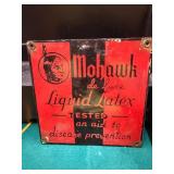 Mohawk Liquid Latex (condom) Porcelain Sign