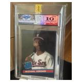 Michael Jordan Baseball Rated Rookie Graded Gem 10