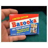 Bazooka Topps 1953 Archives Quadracard Set MIB