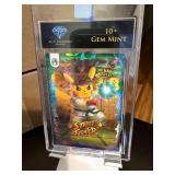 POKEMON Pikachu Street Fighter Graded Gem Mint 10