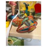G-Men Vintage Tin Motorcycle & Sidecar Toy
