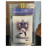 Josh Allen Graffiti Color Blast Graded Gem Mint 10