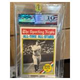 1976 Topps Babe Ruth Graded Gem Mint 10