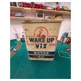 Wake-Up Viz Motor Oil 2 Gallon Can GAS OIL