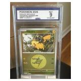POKEMON 2026 Pikachu Rev Holo Graded Mint 9