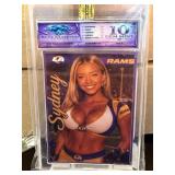 Sydney Sweeney LA Rams Card Graded Gem 10