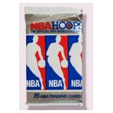1990-91 NBA HOOPS Sealed Wax Pack-Jordan Possible