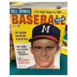 1956 Dell #2 Baseball Magazine-Lew Burdette