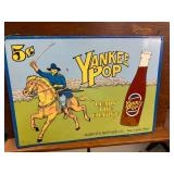 Yankee Pop Embossed Metal Sign 16 1/4" x 11 3/4"