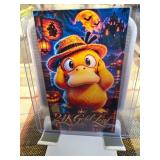 POKEMON Psyduck Halloween 24 K Gold Leaf Card