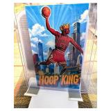 Michael Jordan HOOP KING 24 K Gold Leaf Card