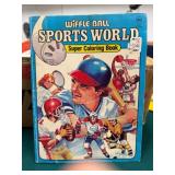 1983 Wiffle Ball Sports Coloring Book!  Babe Ruth!