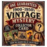 Mystery 1900-1950 Collector Card Sealed Unsearched