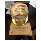 1980 Cincinnati Reds Game Used Ball W/COA/Ticket