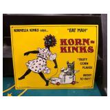 Korn Kinks Embossed Metal Sign 11 1/4" x 9 1/4"