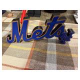 New York Mets Baseball Script Sign