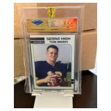 Tom Brady High School Rookie Card Graded Gem 10
