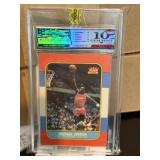 Michael Jordan Famous Grail Card Graded Gem 10