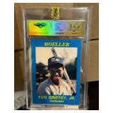 Ken Griffey Jr. High School Rookie Card Graded 10