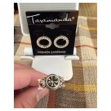 Taramanda Earrings and Ring-Brand new Jewelry