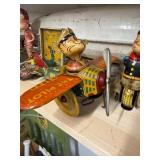 POPEYE The Pilot MARX Vintage Tin Wind Up Toy