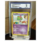 POKEMON 2015 Ralts Card Graded Mint 9