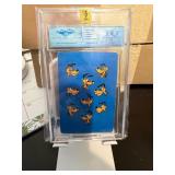 Disney Pluto VTG WDP Game Card Graded 10