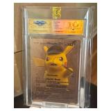POKEMON Detective Pikachu Gold Foil Graded 10