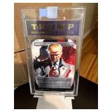Donald Trump MAGIC Ruby Medallion Card in Slab