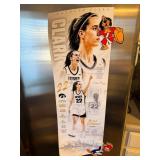 Caitlin Clark Iowa White Poster 24" x 8"