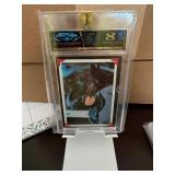BATMAN 1965 Black Border Card #7 Graded 8