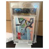 BATMAN 1966 Link to Lincoln 17A Card Graded NM 7