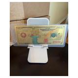 Maggie Simpson Gold Bank Note $ BIll