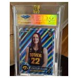 Caitlin Clark Chrome Refractor IOWA RC Gem 10