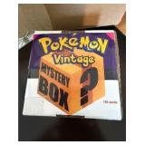 POKEMON 100 Card Mystery Box Marked Vintage