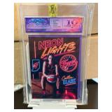 Caitlin Clark Neon Lights Card Graded Gem 10