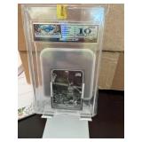 Michael Jordan Rookie Print Plate Mini Card Graded