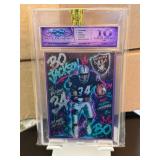 Bo Jackson Neon Football Card Graded Gem 10