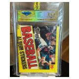 1982 Topps Stickers Wax Pack Graded Gem Mint 10