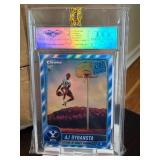 AJ Dybantsa Chrome Rated Rookie-Dunk-Graded 10