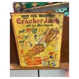 Vintage Cracker Jack Metal Sign 12" x 15"