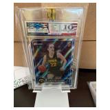 Caitlin Clark CHROME Iowa Rookie Card Graded 10