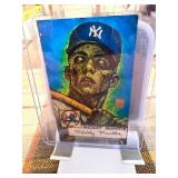 Mickey Mantle 1952 Topps Zombie 24 K Gold Leaf