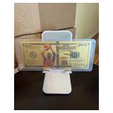 Michael Jordan Red Bulls Gold Foil $100 Bill