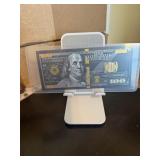 Black Gold Foil $100 Ben Frankin Bill
